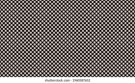 Pearls on black background. Seamless vector illustration.
