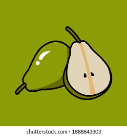 
Pears are fruits produced and consumed around the world, growing on a tree and harvested in late Summer into October