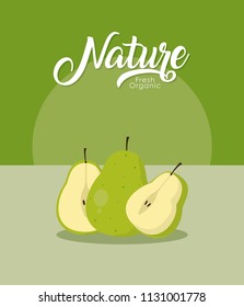 Pears nature fruit