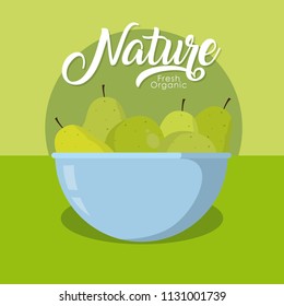 Pears nature fruits