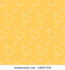 Pears pattern. Colorful mosaic banner. Geometric retro background. Retro triangle background