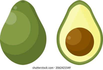 a pear-shaped fruit with a rough leathery skin, smooth oily edible flesh, and a large stone.