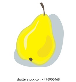 Pear.Vector illustration.