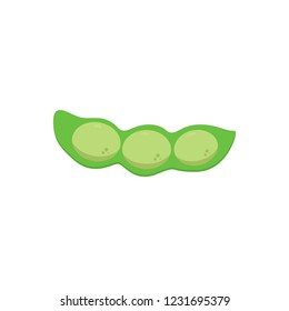 Peas cartoon vector. logo. symbol.