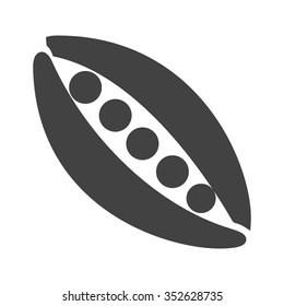 Peas, green, fresh icon vector image. Can also be used for food iconset. Suitable for use on web apps, mobile apps and print media.