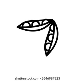 Peas icon or logo isolated sign symbol simple illustration for web and app..eps
