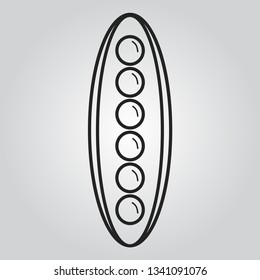 peas icon vector