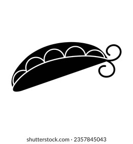 peas icon vector vegetable icon 