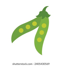 Icono Plano Vector Peas Para Uso Personal Y Comercial.
