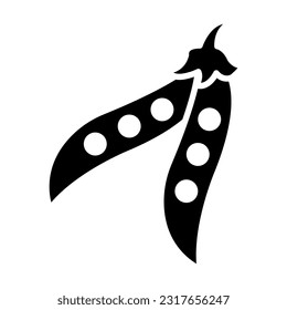 Peas Vector Glyph Icon For Personal And Commercial Use.

