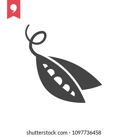 Peas vector icon