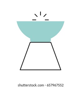 Pebble Aromatherapy isolated icon