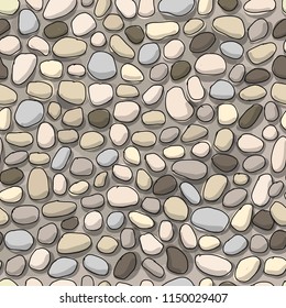 Pebble background, seamless pattern for your design