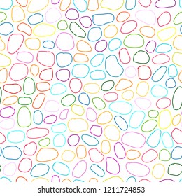 Pebble colorful background, seamless pattern for your design