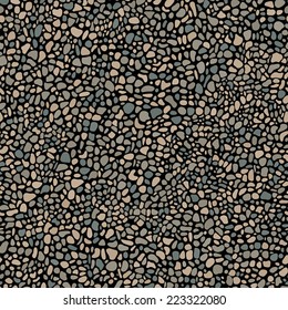 pebble mosaic seamless pattern