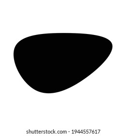 Kiesel, Stein- oder Tintenfisch, Blende. Flasche, Fleck und Fleck Symbol. Flüssiges, flüssiges Gel-Tropfen-Design. unregelmäßiger, unregelmäßiger, gerundeter Tintenfleck