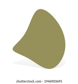 Kiesel, Stein- oder Tintenfisch, Blende. Flasche, Fleck und Fleck Symbol. Flüssiges, flüssiges Gel-Tropfen-Design. unregelmäßiger, unregelmäßiger, gerundeter Tintenfleck