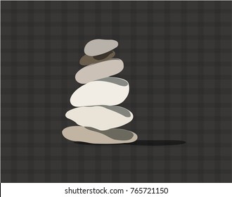 PEBBLE VECTOR PATTERN BG