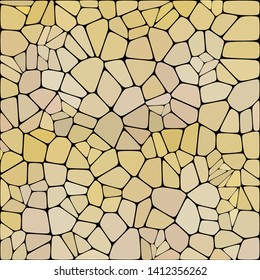 pebbles. abstract vector illustration.  polygonal style. 