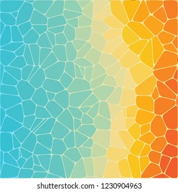 pebbles. colored background. abstract illustration. layout for the presentation. polygonal style