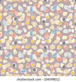 Pebbles pattern. vector background.
