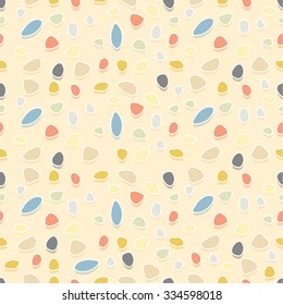 Pebbles pattern. vector background.