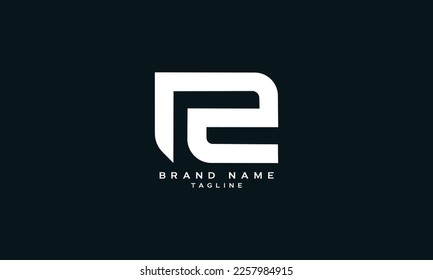 PEC, PE, EP, Abstract initial monogram letter alphabet logo design