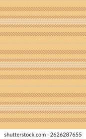 Pectangle background seamless texture, classical fabric pattern lines. Bosy stripe textile vertical vector in amber and orange colors palette.