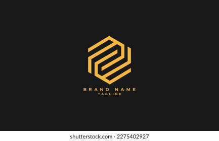 PED, FPD, PD, DP, Abstract initial monogram letter alphabet logo design