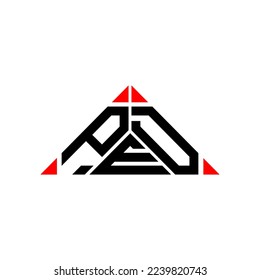 PED letter logo creative design with vector graphic, PED simple and modern logo.