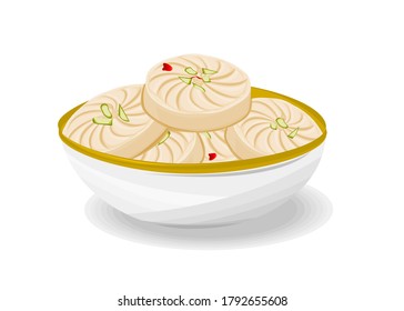 Peda Indian Sweets or Mithai Food Vector