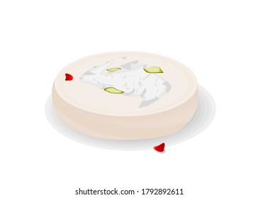 Peda Indian Sweets or Mithai Food Vector