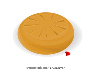 Peda Indian Sweets or Mithai Food Vector