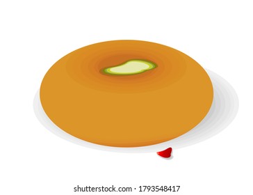 Peda Indian Sweets or Mithai Food Vector