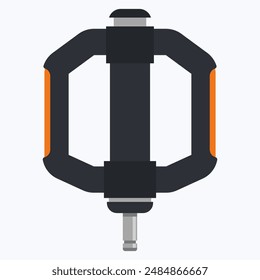 Pedal for bicycle vector cartoon illustration isolated on a white background.