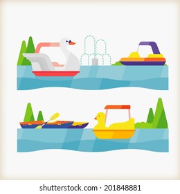 pedal boats