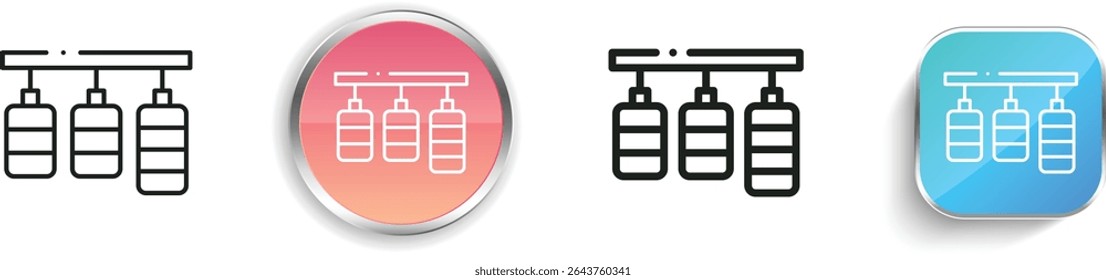 pedals icon. Thin Linear, Regular and Button Style Design Isolated On White Background