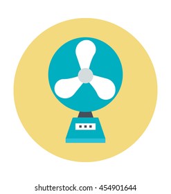 Pedestal Fan Colored Vector Icon