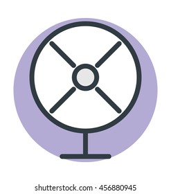 Pedestal Fan Colored Vector Icon