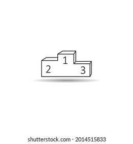 pedestal icon vector illustration design template.