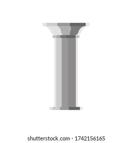 Pedestal Isolated. Stand, Plinth Vector Illustration. Foundation Of Monument
 

