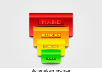 Pedestal level of complexity(easy,normal,difficult,hard)