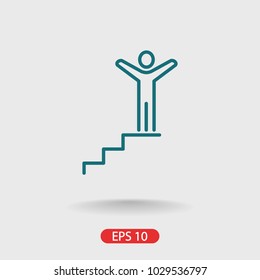 Pedestal podium icon