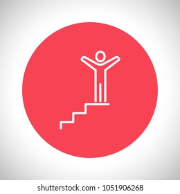Pedestal podium icon