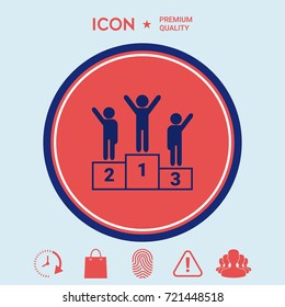 Pedestal - podium icon