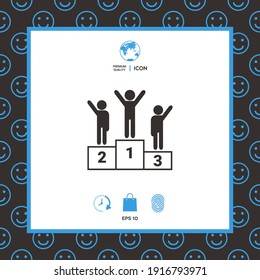 Pedestal - Podiumsymbol, Elemente für Ihr Design