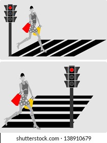 Pedestrian crossing