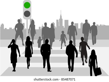 Pedestrian crossing