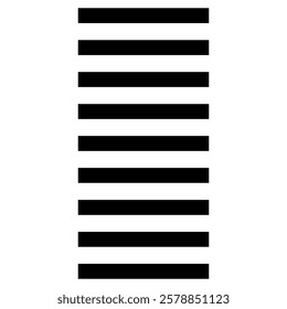 Pedestrian crossing icon. Crosswalk icon. Pedestrian crossing icon. Zebra crossing. Vector illustration, side high view vector of a Pedestrian crossing in a street, white zebras on asphalt road, eps10