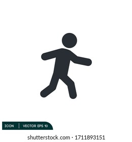 pedestrian crossing icon illustration design element vector eps 10